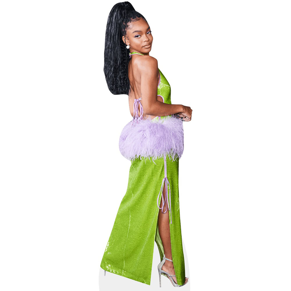 marsai martin green dress Marsai attends the 2025 ESSENCE Black Women In Hollywood Awards  - -