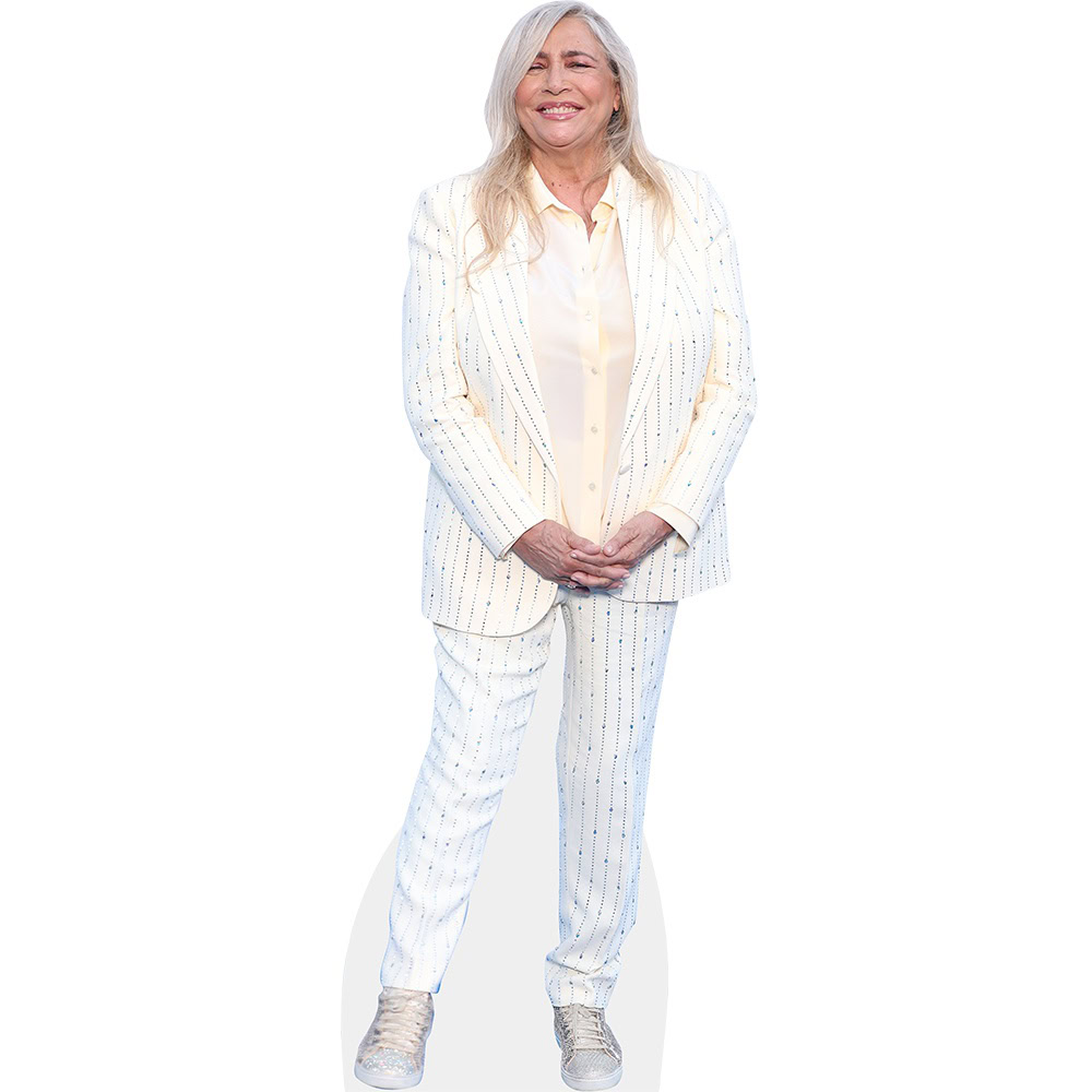 Mara Venier (White Suit) Cardboard Cutout Celebrity Cutouts