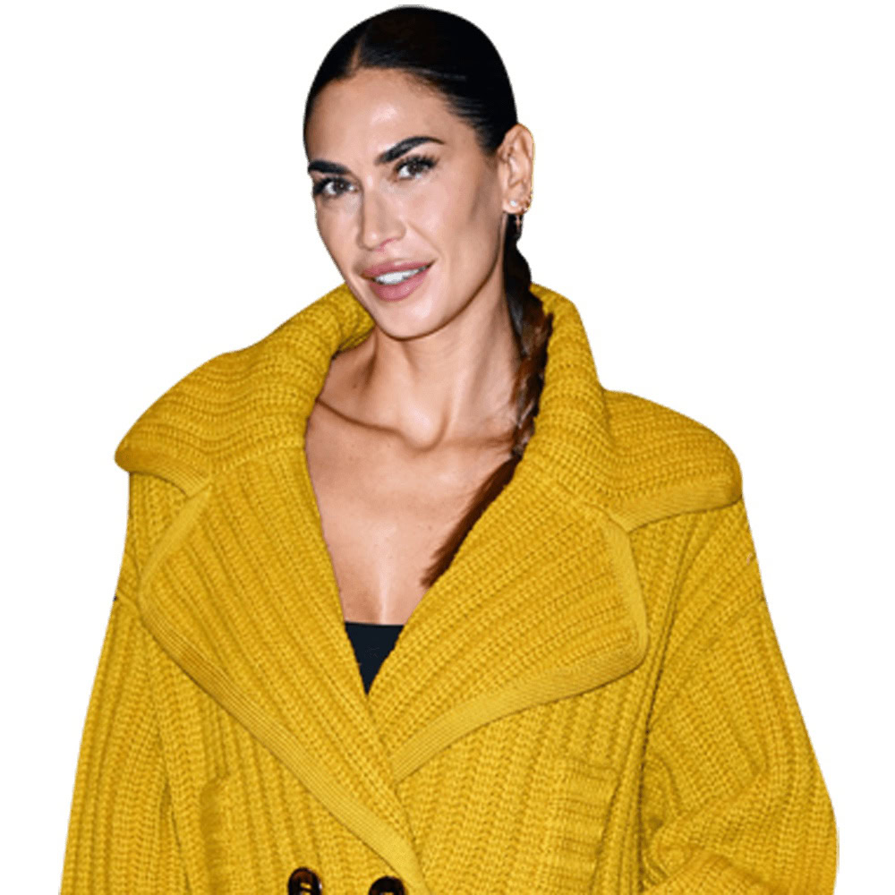 Melissa Satta (Coat) Buddy Torso Up Cutout