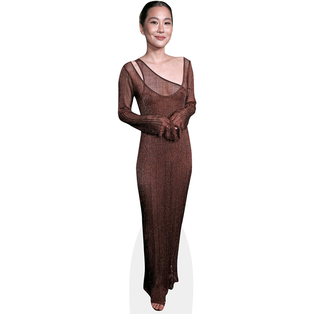 Irene Choi (Brown Dress) Cardboard Cutout Available in Life-Size or Mini   Perfect for Parties, Displays & Collectibles. Great for Photos, Gifts & Fun  ...