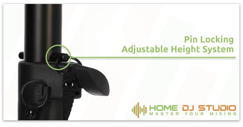 Supporto Monitor Da Studio On-Stage SMS6000 - Coppia, Regolabile, Base Antiscivolo - Foto 6