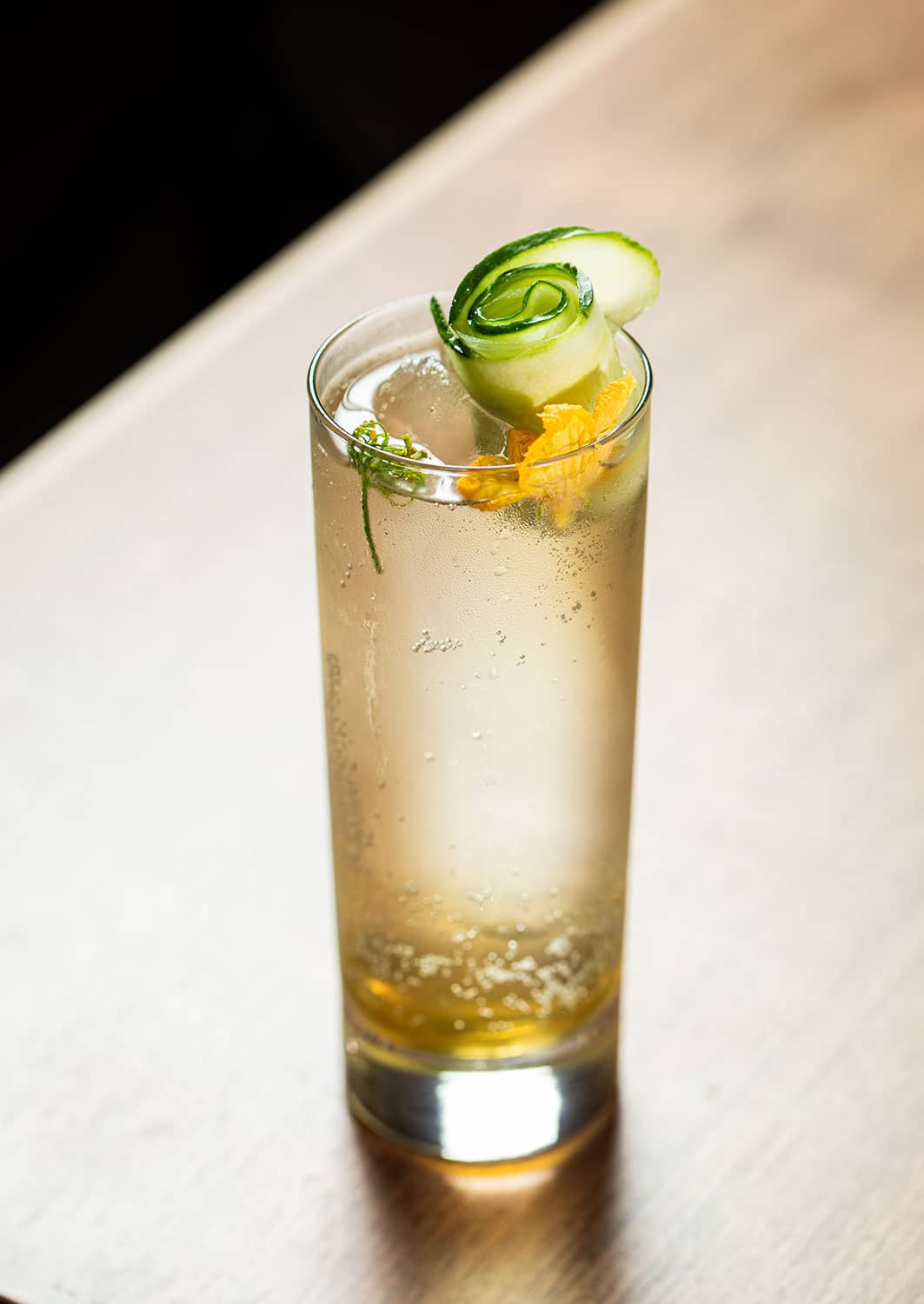 Dusk on the Delta Japanese cucumber whisky highball