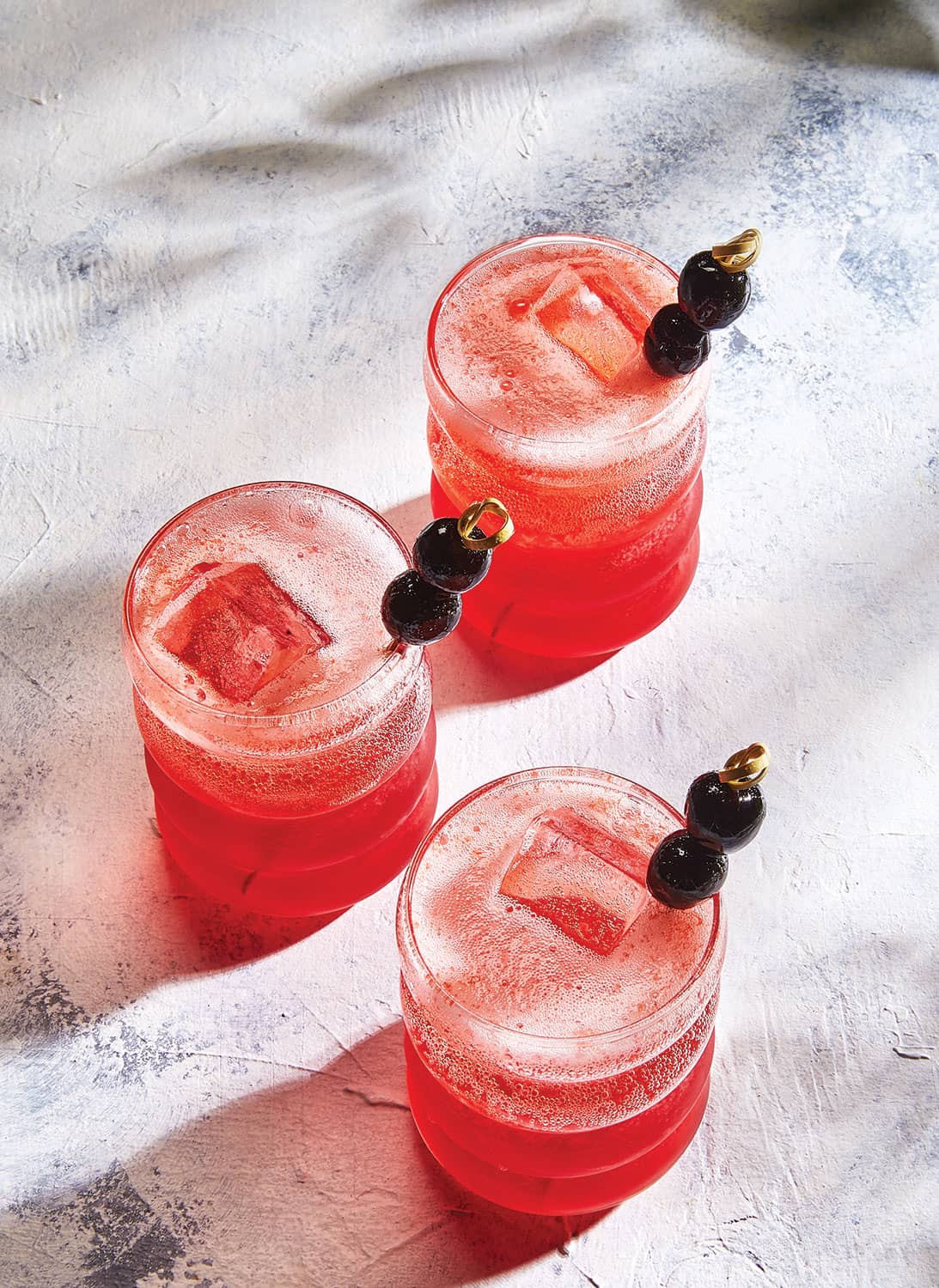 Neruda grenadine highball