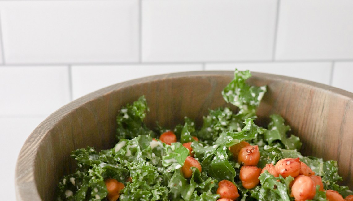 Vegan Chickpea & Kale Salad