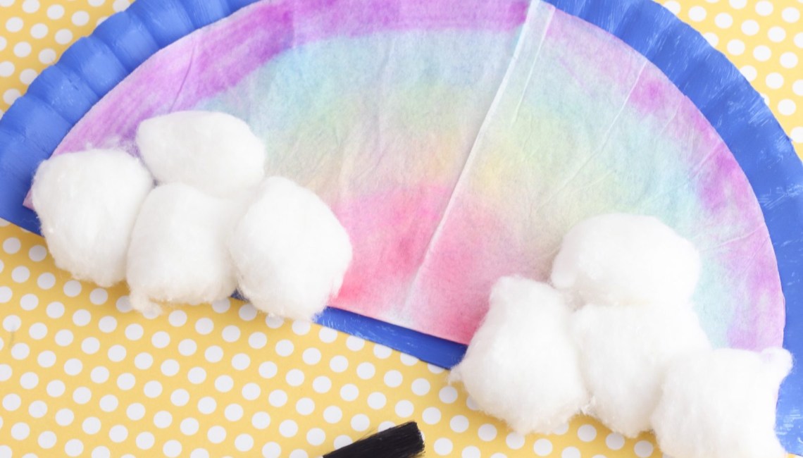 Coffee Filter Tie Dye Rainbow