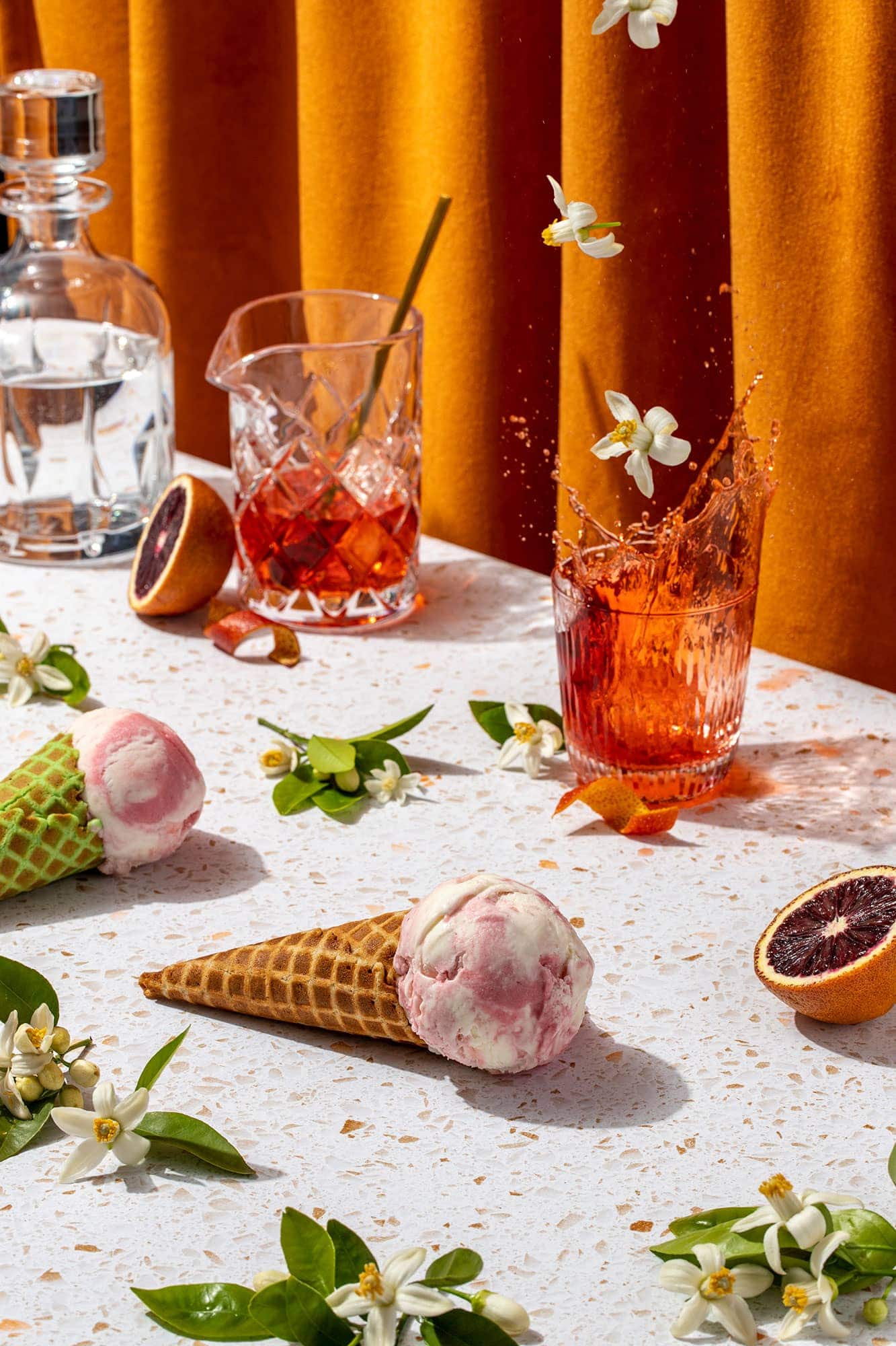 Wanderlust Creamery Sicilian Negroni Ice Cream