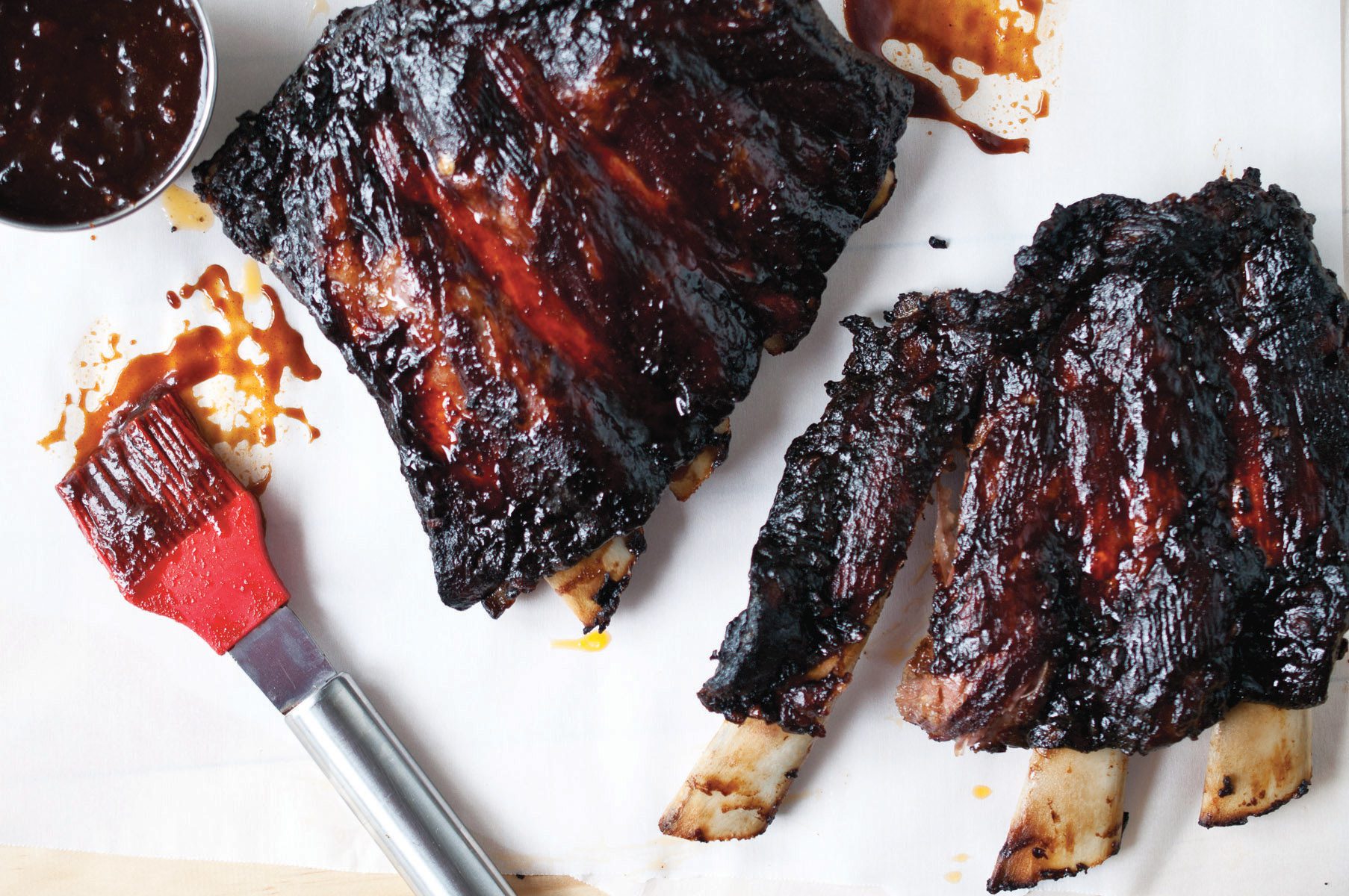 Memorial Day Weekend bite maple stout baby back ribs