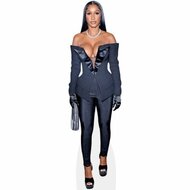 bernice burgos black dress (Black Outfit) Cardboard Cutout MasterSku:KA6A1K80 Color:Bone Brown Black Cocktail Dresses |