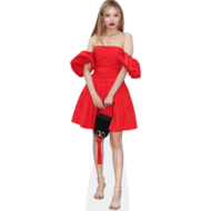 hyuna red dress Jisoo red dress