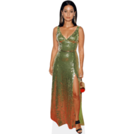 Alexa Demie (Green Dress) Cardboard Cutout - Celebrity Cutouts