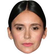 Nina Dobrev (Black Hair) Celebrity Mask Celebrity Cutouts