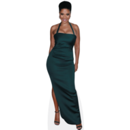 Sanaa Lathan (Green Dress) Cardboard Cutout - Celebrity Cutouts