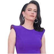Eva Green (Purple Dress) Buddy - Torso Up Cutout - Celebrity Cutouts