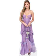 hannah purple dress Hannah Waddingham shines in sparkling lilac gown