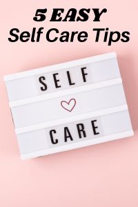 blog cover 5 easy self care tips 