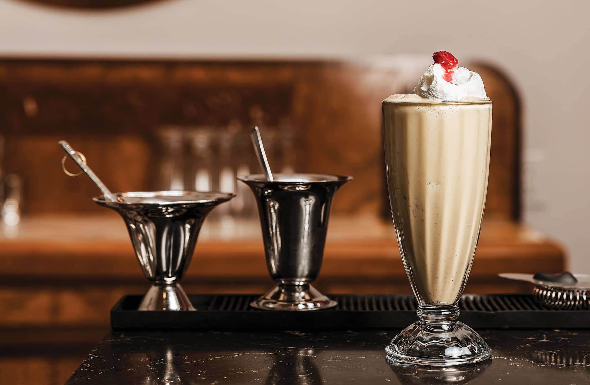 Pecan Turtle Shake from Castro Fountain