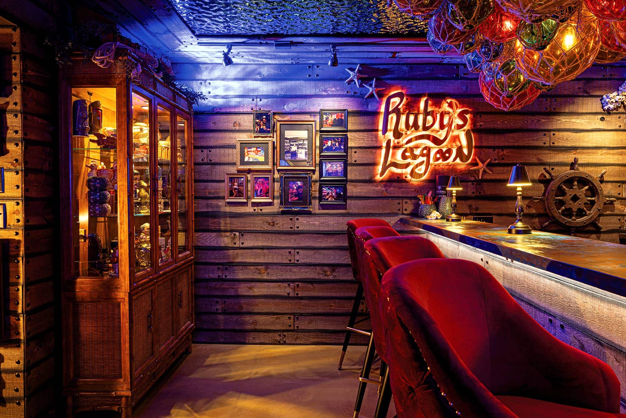 Ruby's Lagoon home bar design