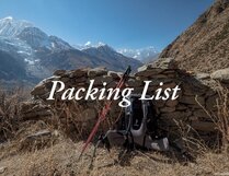 Annapurna Circuit Packing list: What to pack for a trek in the Himalaya of Nepal?