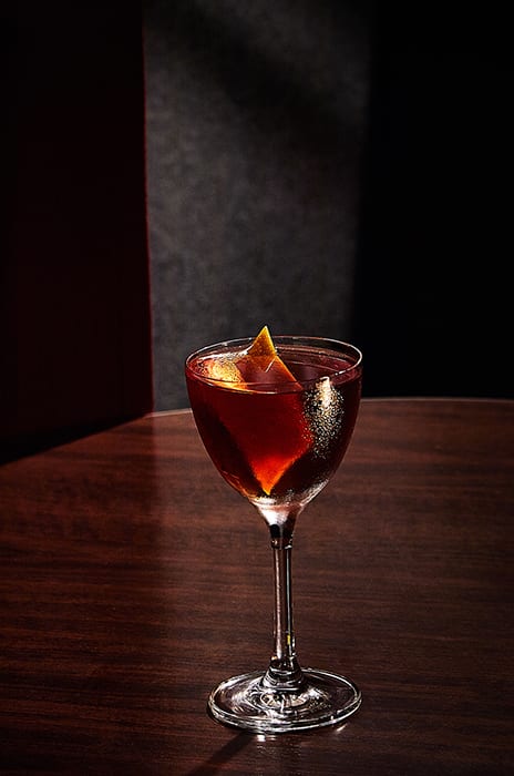 emerald Irish whiskey cocktail