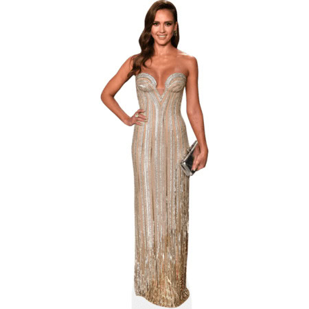 Jessica Alba (Long Dress) Cardboard Cutout -