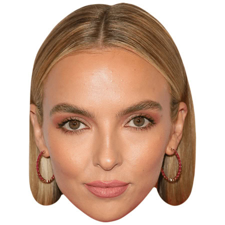 Masque Célébrité Jodie Comer (Lipstick) - Neuf, Multicolore, Celebrity-Cutouts