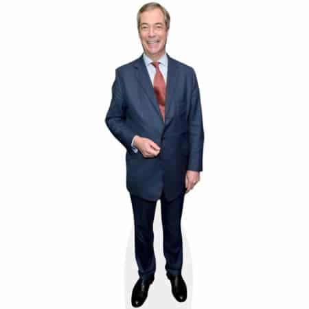 Ritaglio Di Cartone Di Nigel Faray (Formato Mini) – Sagoma Celebrity-Cutouts, Alta Definizione, Collezionismo Umoristico