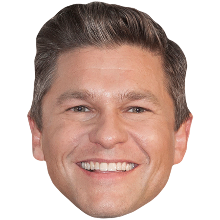 Maschera Celebrity Cutouts Neil Patrick Harris (Stubble), Sagoma Di Cartone Realistica Con Elastico, Fatto In Europa