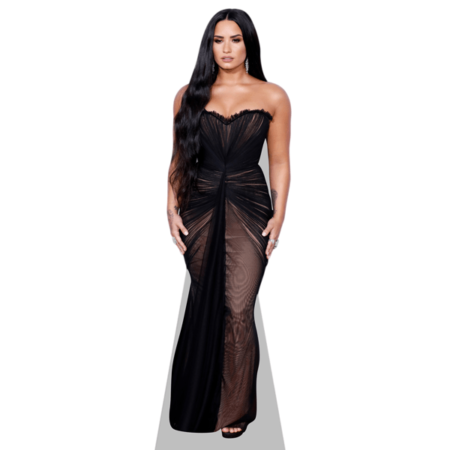 demi lovato black dress Demi Lovato (Black Dress) Cardboard Cutout