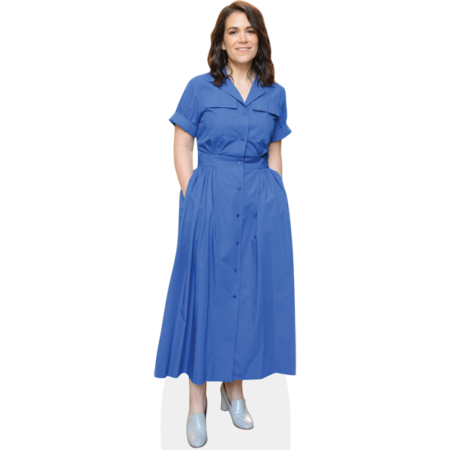 abbi abrams blue dress Broad City] Abbi buys an expensive blue dress, intending to return it.  Looks like she missed the return date because the dress pops up every time  she attends a special occasion. :