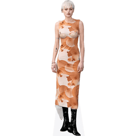 emma corrin sheer dress Emma Corrin's Festive Take on the Naked Dress Involves Layers of Glittery  Lace