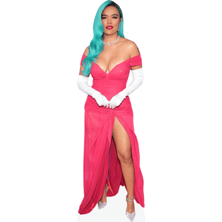 karol g pink dress Karol G (Pink Dress) Cardboard Cutout