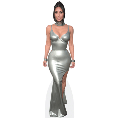 Kim Kardashian (Long Dress) Half Body Buddy Cutout - Celebrity Cutouts