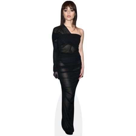 Jenna Ortega (Black Dress) Cardboard Cutout - Celebrity Cutouts