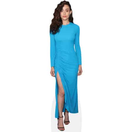 emmy rossum blue dress (Blue Dress) Cardboard Cutout emmy rossum dress
