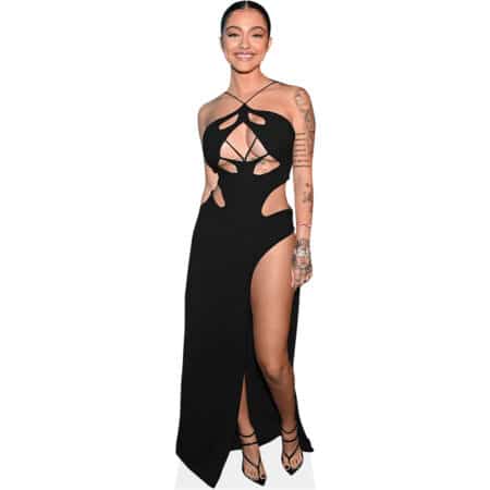 Malu Trevejo (Black Dress) Cardboard Cutout - Celebrity Cutouts