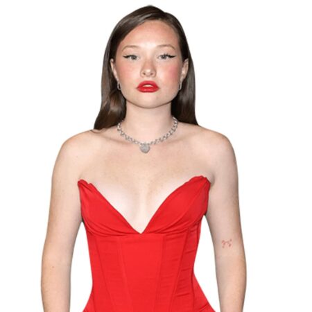 Zoe Colletti (Red Dress) Buddy - Torso Up Cutout - Celebrity Cutouts