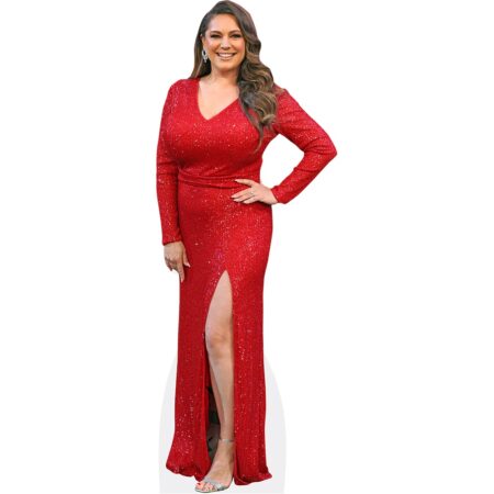 kelly brook red dress Kelly Brook (Red Dress) Cardboard Cutout Available in Life-Size or Mini –  Perfect for Parties, Displays & Collectibles. Great for Photos, Gifts & Fun