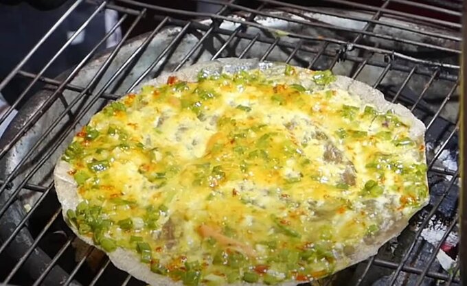 cách làm bánh tráng nướng