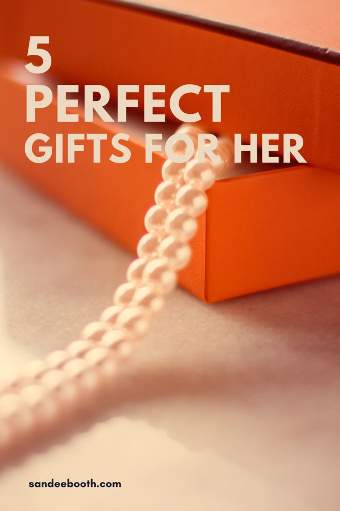 pearl jewelry peaking from a box one of the best one of a kind gifts for her 