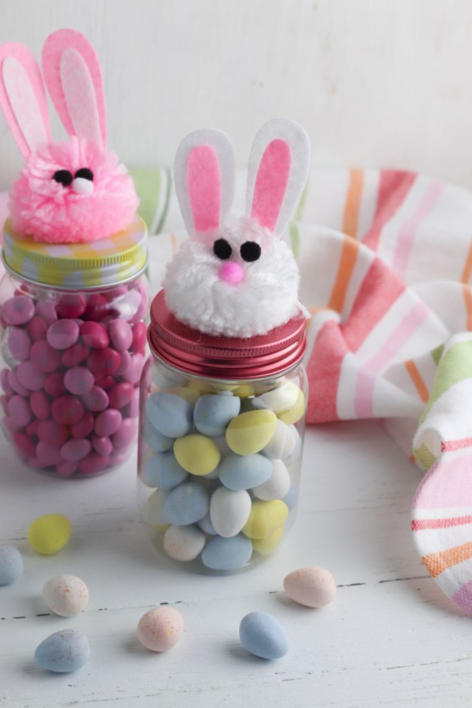 Dollar Tree Bunny Treat Jars