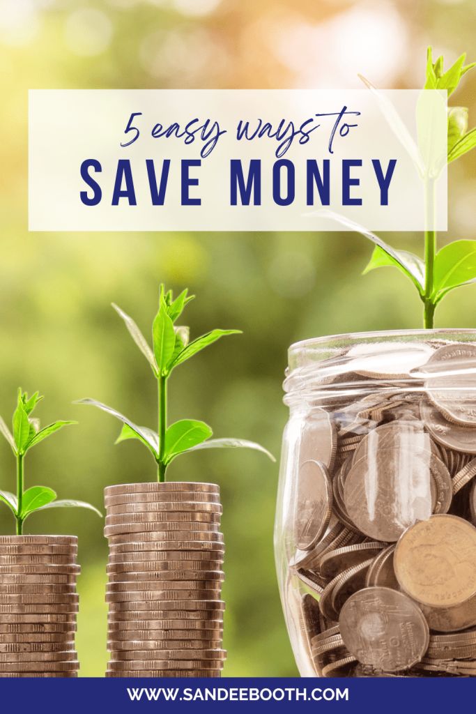 blog cover for 5 Tips to Save Money by sandee booth