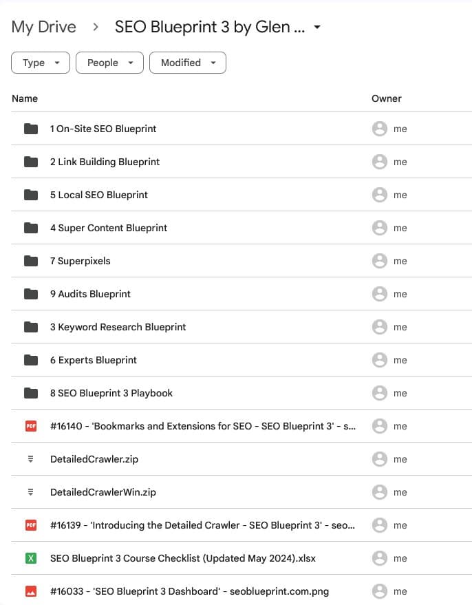 seo blueprint 3 by glen allsopp