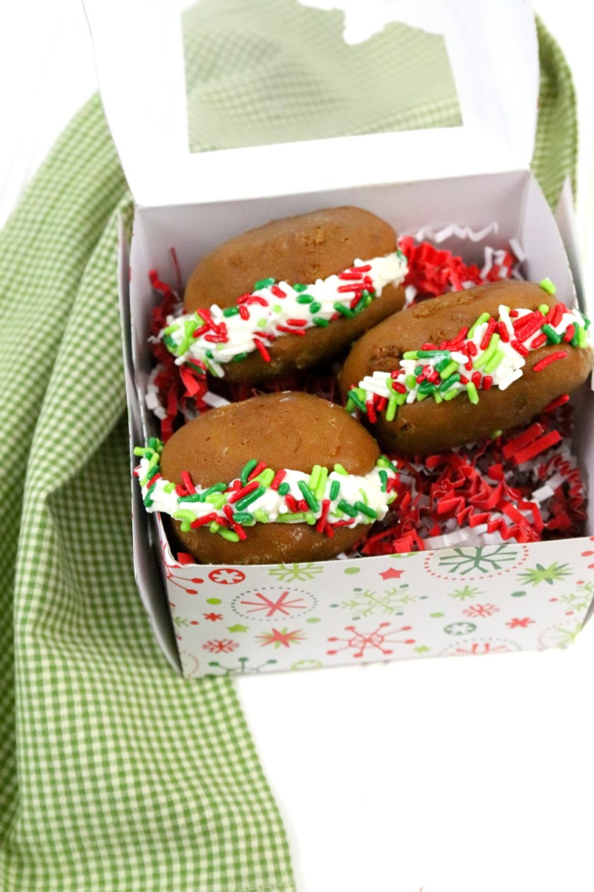 Gingerbread Whoopie Pies made from scratch.