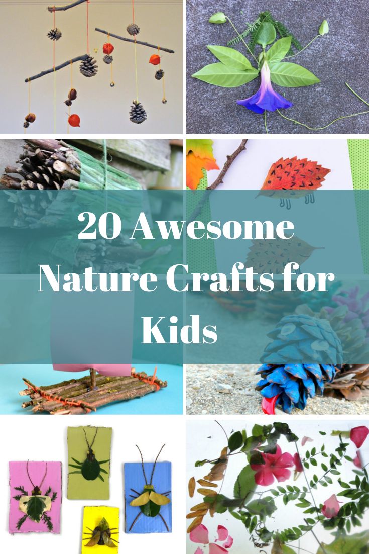 20 fun nature crafts to do with kids 