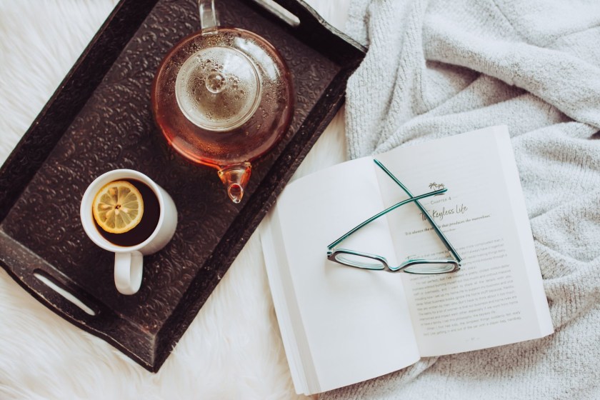 drink tea and read a book for Things to do in 2020