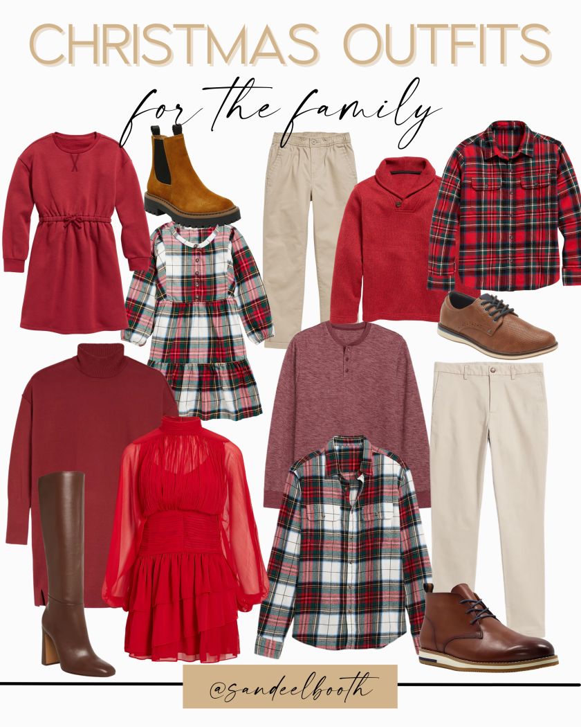 Christmas outfits for the whole family 