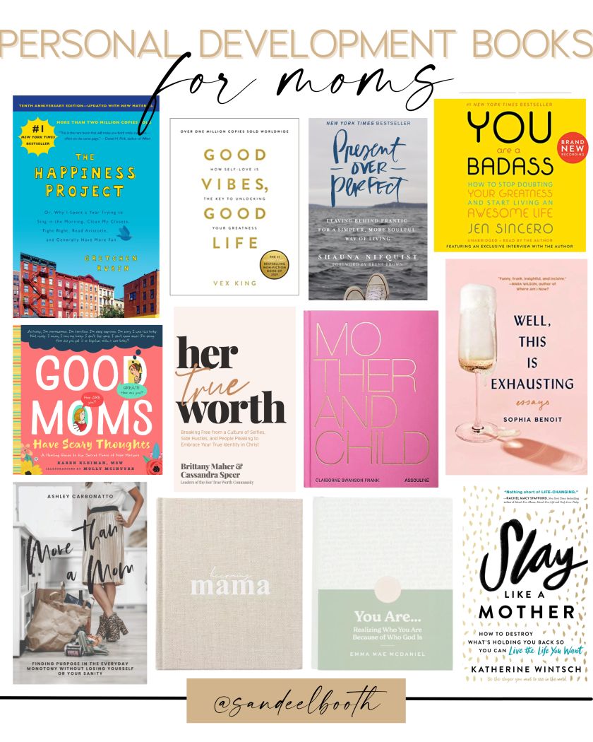 Best personal development books for moms — sandee booth