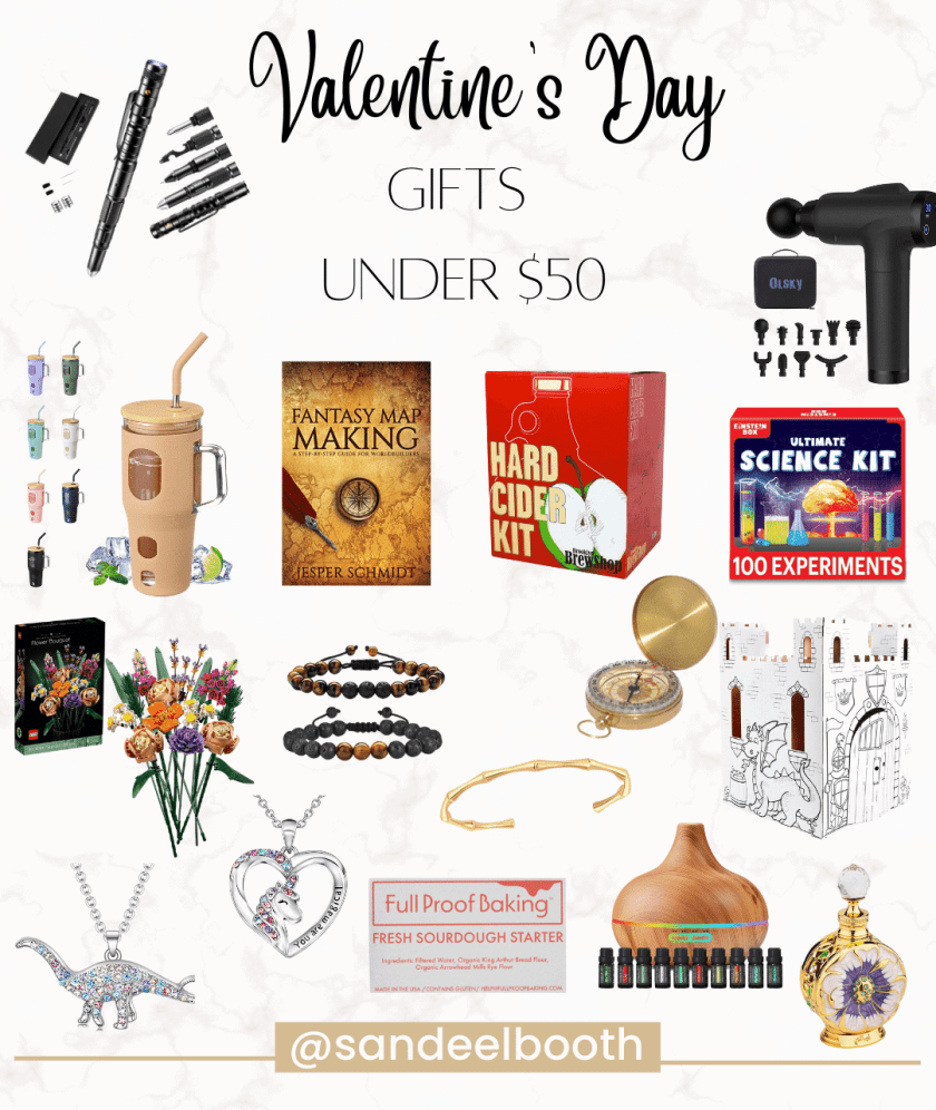 Valentine's Day Gifts under $50, amazon gifts for her, amazon gifts for him, husband gifts, boyfriend gifts, valentines day gifts for kids