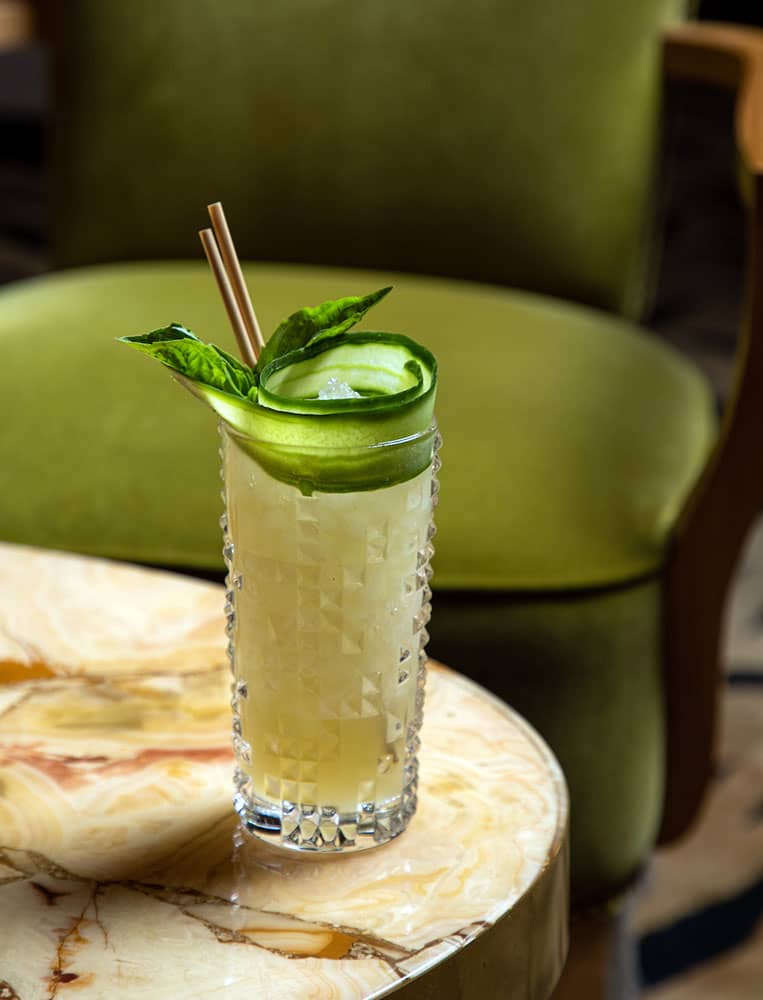 Blind Serpent grapefruit and cucumber tonic