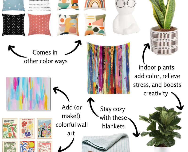 how to inject color into your living room